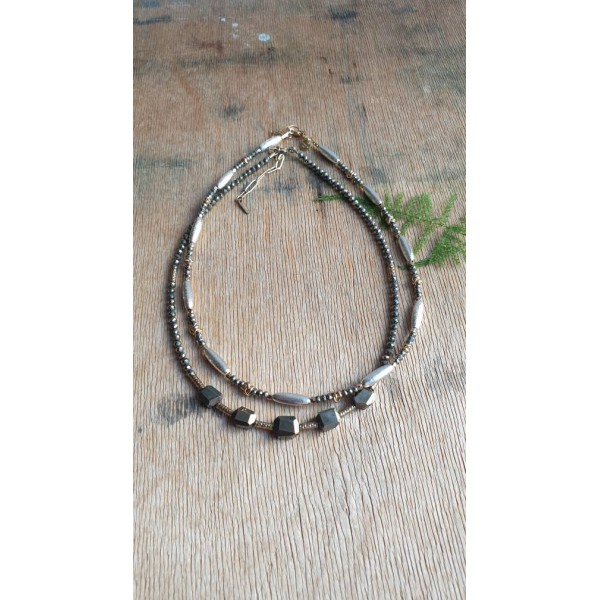 Hanka IN kaklo papuošalas "Choker" su piritais 